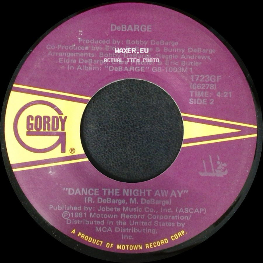 Debarge - Love Me In A Special Way / Dance The Night Away side B