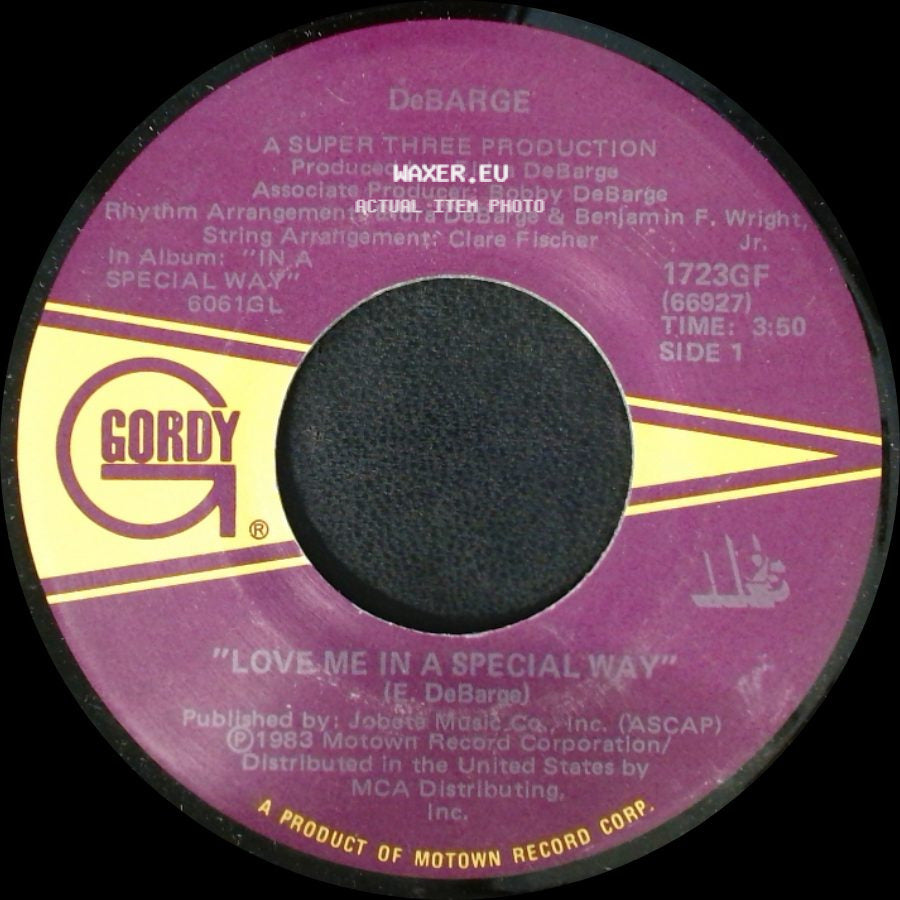 Debarge - Love Me In A Special Way / Dance The Night Away side A