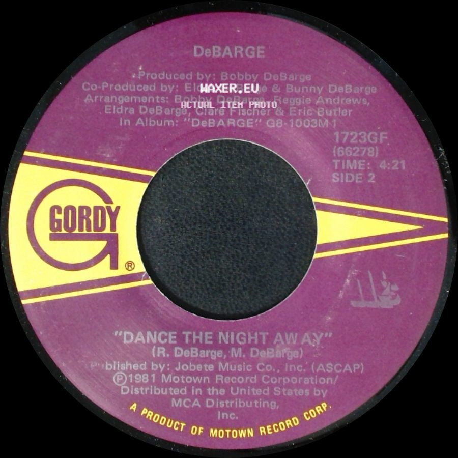 Debarge - Love Me In A Special Way / Dance The Night Away side B