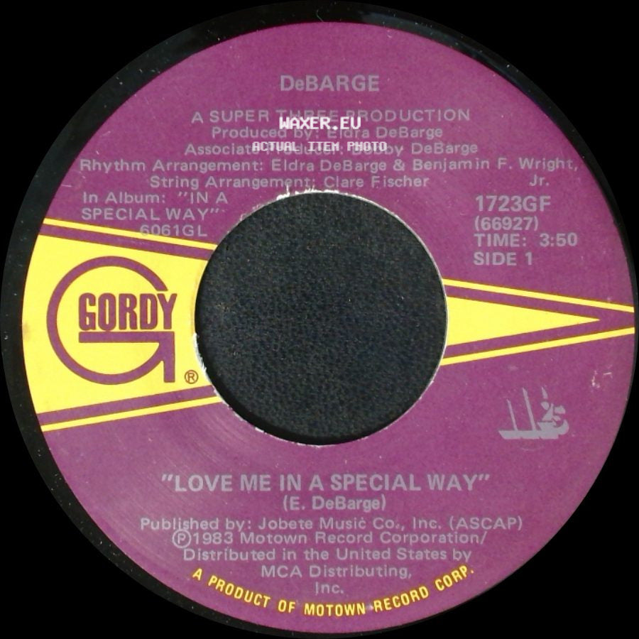 Debarge - Love Me In A Special Way / Dance The Night Away side A