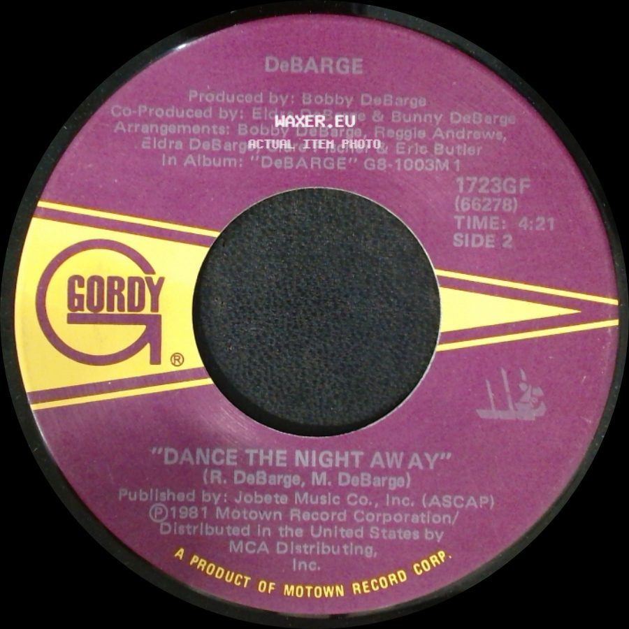 Debarge - Love Me In A Special Way / Dance The Night Away side B