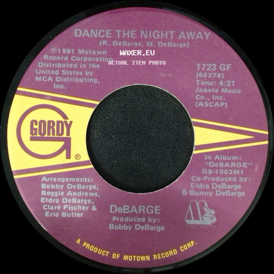 Debarge - Love Me In A Special Way / Dance The Night Away side B