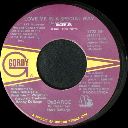 Debarge - Dance The Night Away / Love Me In A Special Way side B