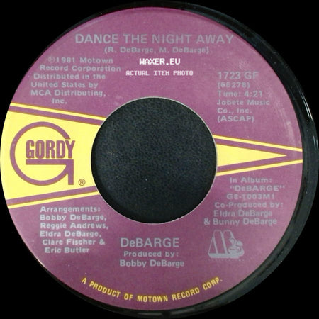 Debarge - Dance The Night Away / Love Me In A Special Way side A