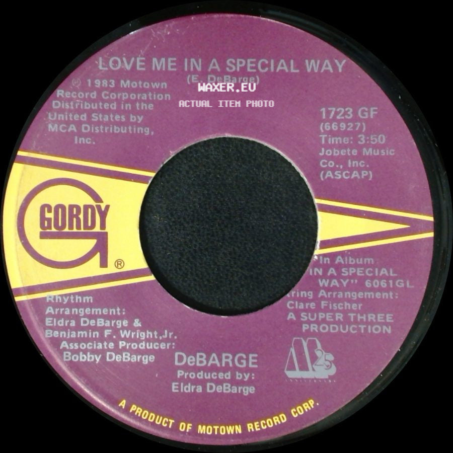 Debarge - Dance The Night Away / Love Me In A Special Way side B