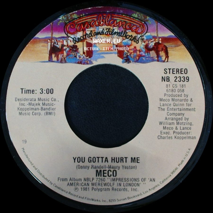 Meco - You Gotta Hurt Me / Blue Moon side A