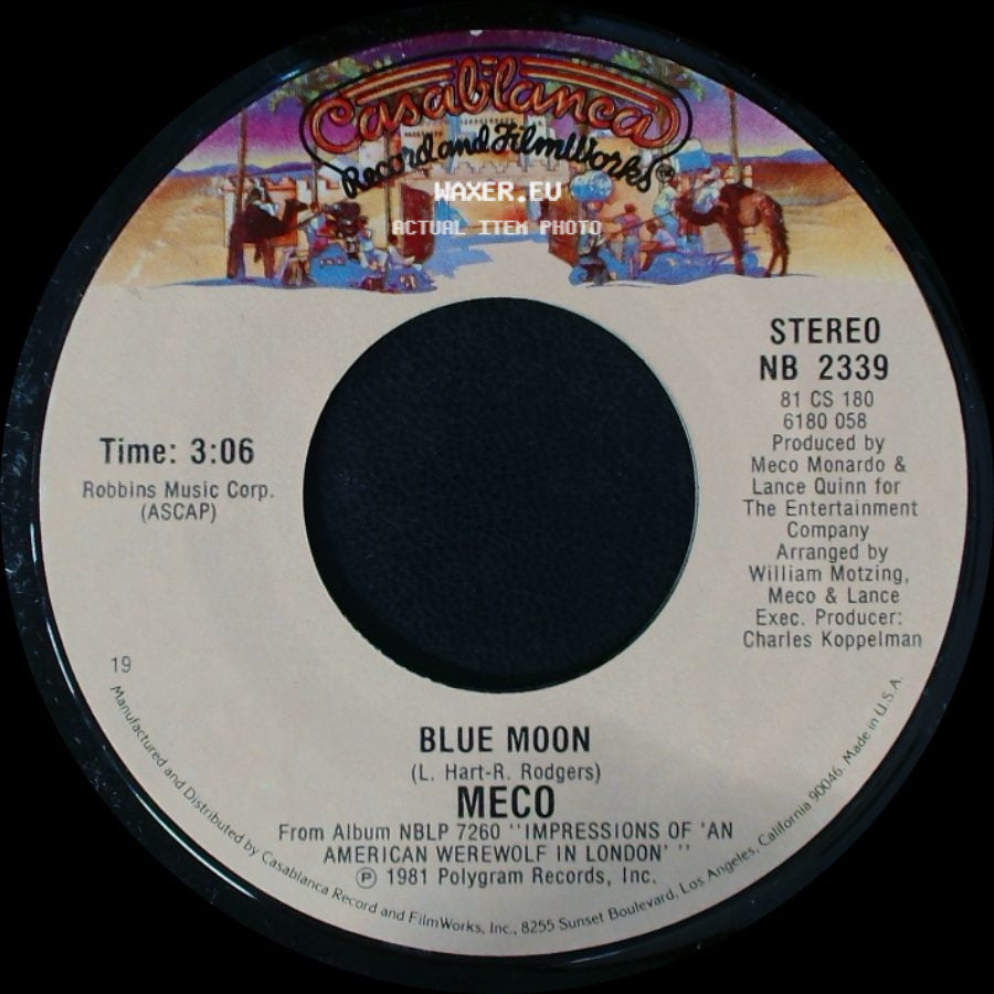 Meco - You Gotta Hurt Me / Blue Moon side B