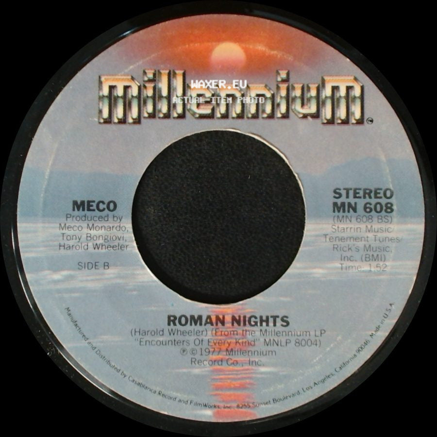Meco - Theme From Close Encounters / Roman Nights side B