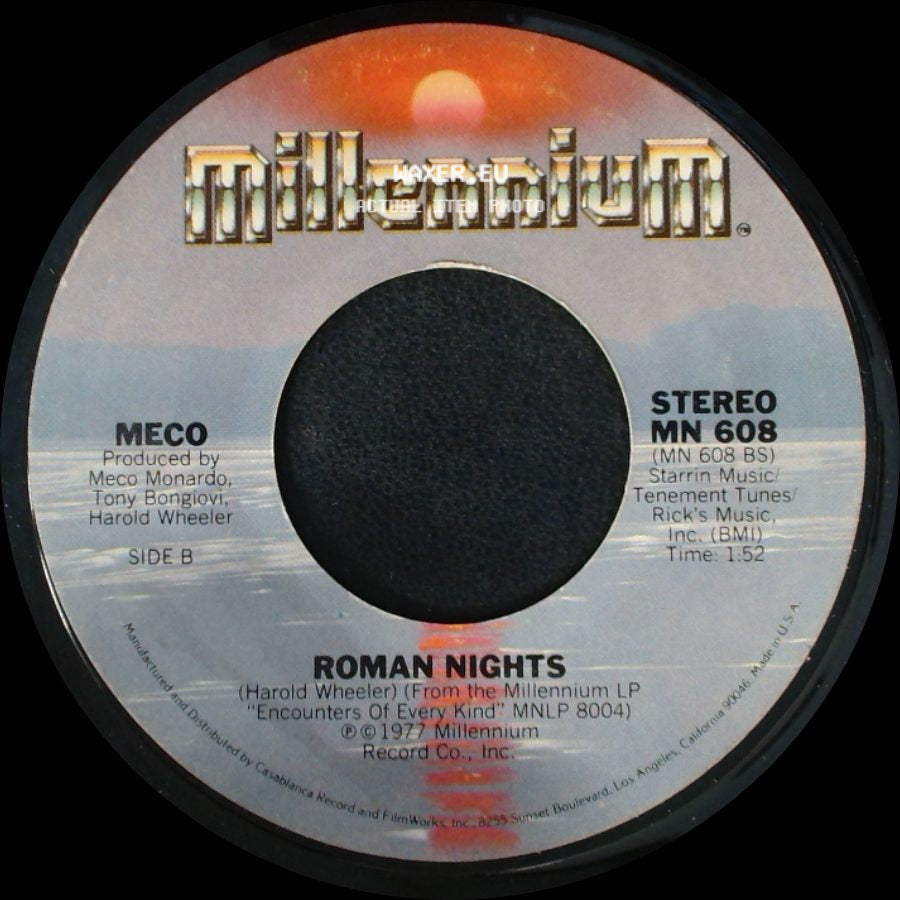 Meco - Theme From Close Encounters / Roman Nights side B