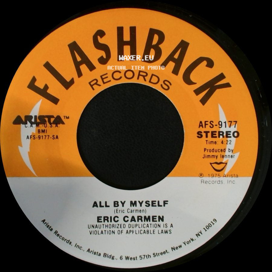 Eric Carmen - Never Gonna Fall In Love Again / All By Myself side B