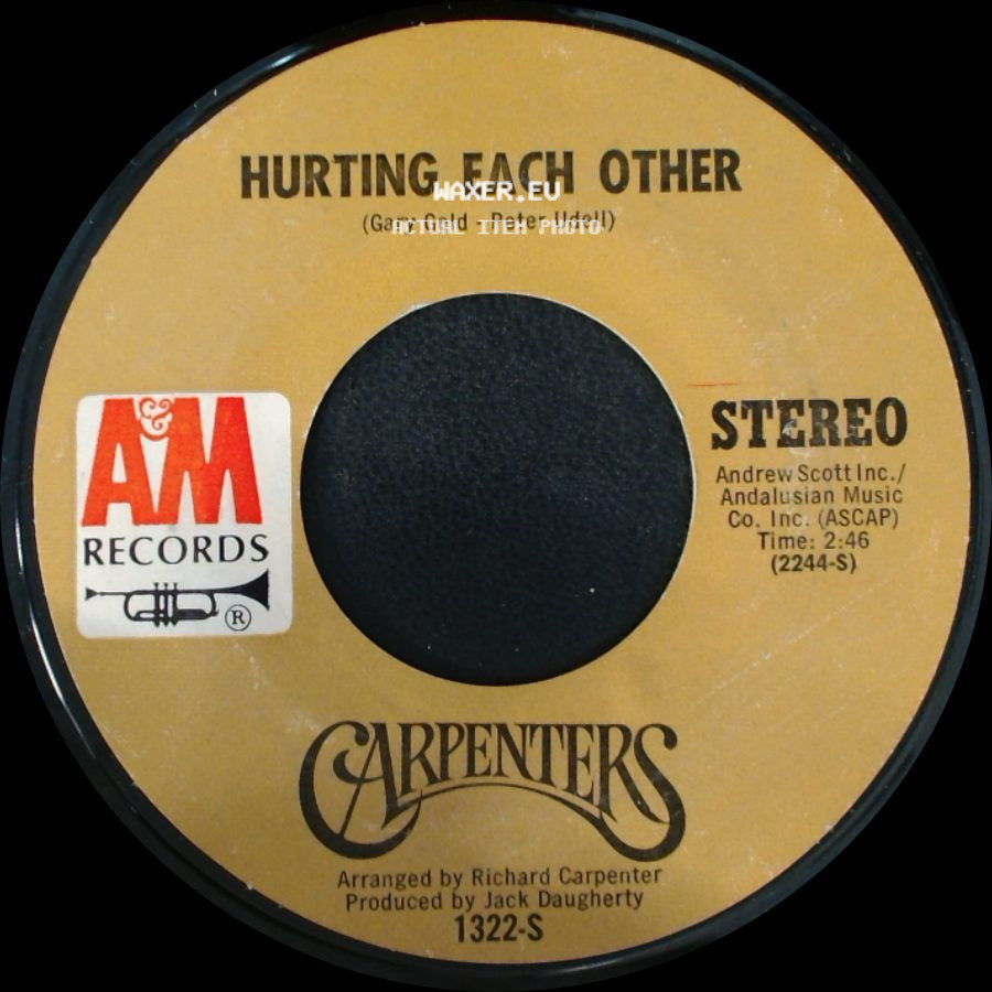 Carpenters - Hurting Each Other / Maybe It's You side A