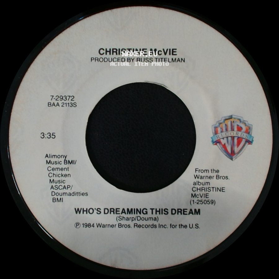 Christine Mcvie - Who's Dreaming This Dream / Got A Hold On Me side A