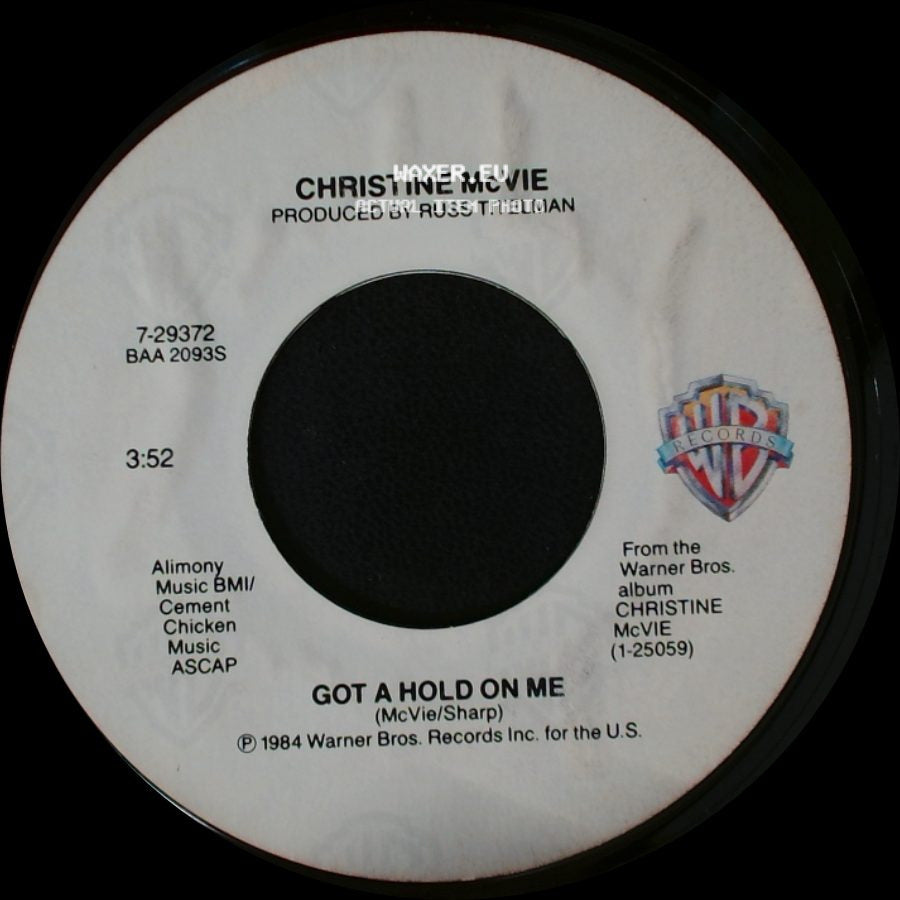 Christine Mcvie - Who's Dreaming This Dream / Got A Hold On Me side B