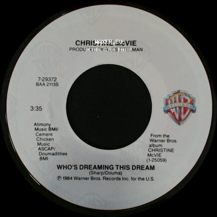 Christine Mcvie - Who's Dreaming This Dream / Got A Hold On Me side A