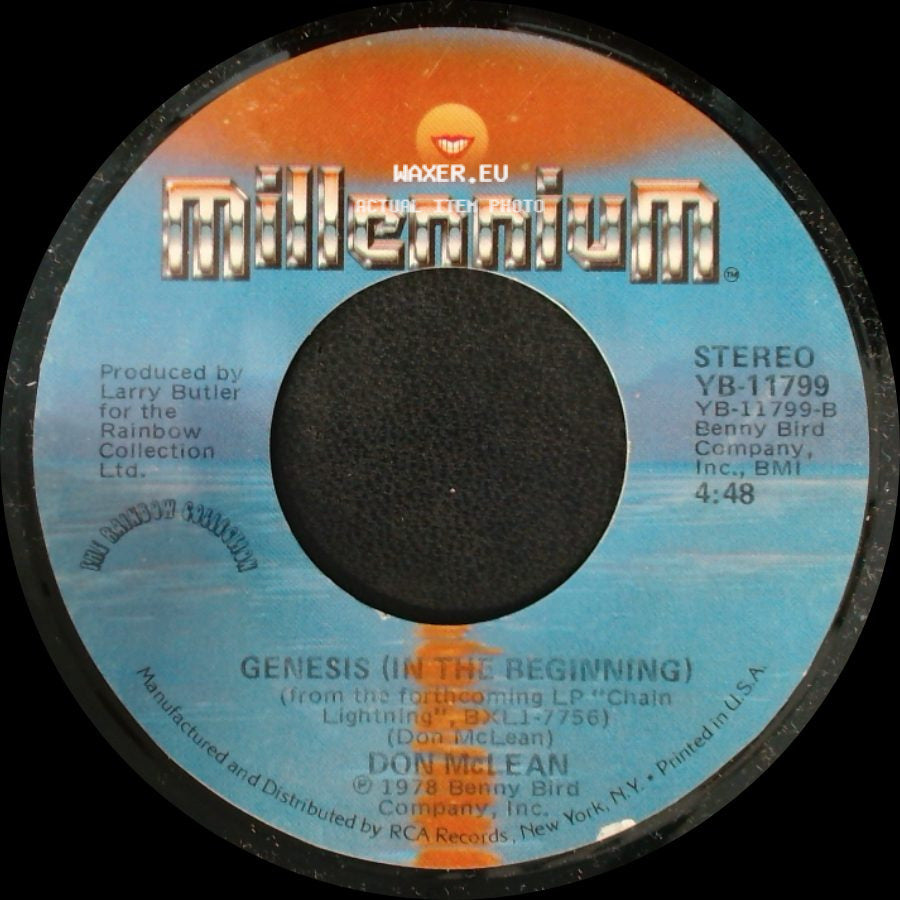 Don Mclean - Genesis (In The Beginning) / Crying side A