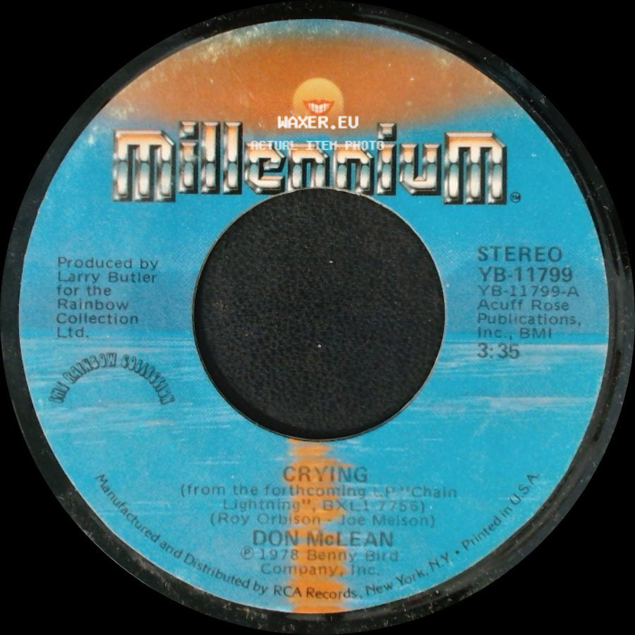 Don Mclean - Genesis (In The Beginning) / Crying side B
