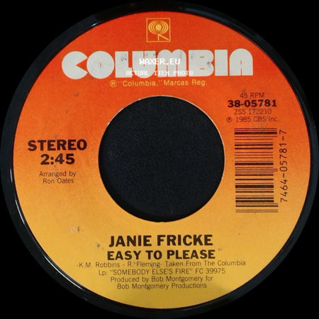 Janie Fricke - Party Shoes / Easy To Please side B