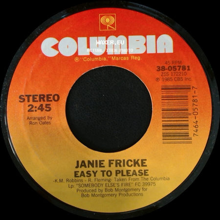 Janie Fricke - Easy To Please / Party Shoes side A