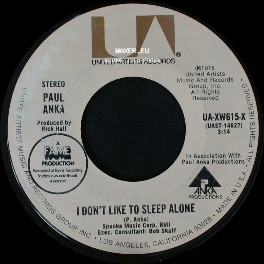 Paul Anka - How Can Anything Be Beautiful - After You / I Don't Like To Sleep Alone side B