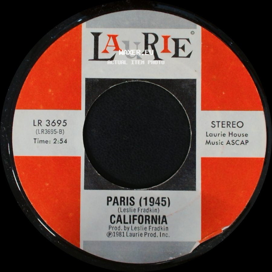 California - Summer Fun Medley / Paris (1945) California side B