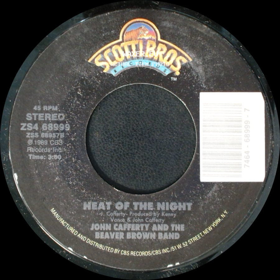 John Cafferty And The Beaver Brown Band - Heat Of The Night / Pride & Passion side A