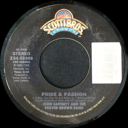 John Cafferty And The Beaver Brown Band - Heat Of The Night / Pride & Passion side B