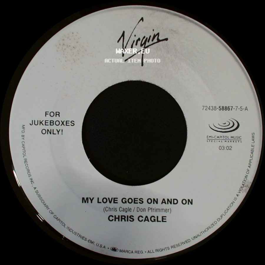 Chris Cagle - Play It Loud / My Love Goes On And On side B