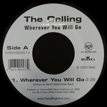 The Calling - Wherever You Will Go / Adrienne side A
