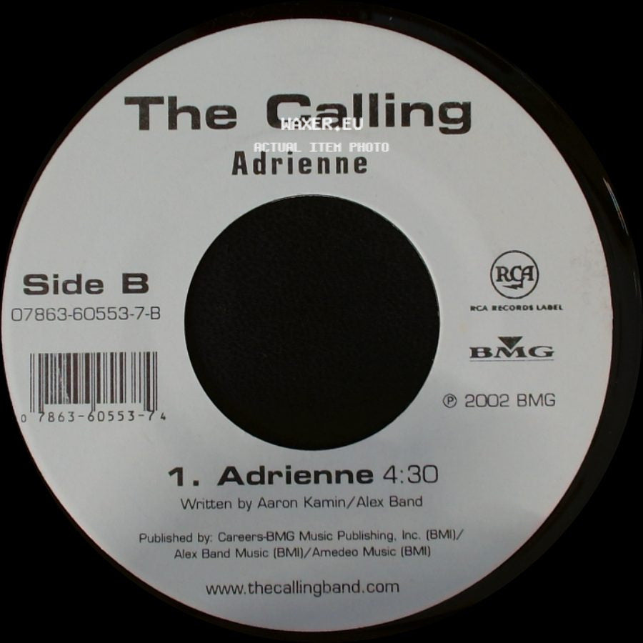 The Calling - Wherever You Will Go / Adrienne side B
