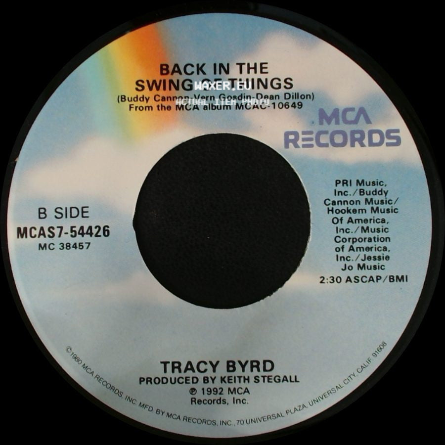 Tracy Byrd - That's The Thing About A Memory / Back In The Swing Of Things side B