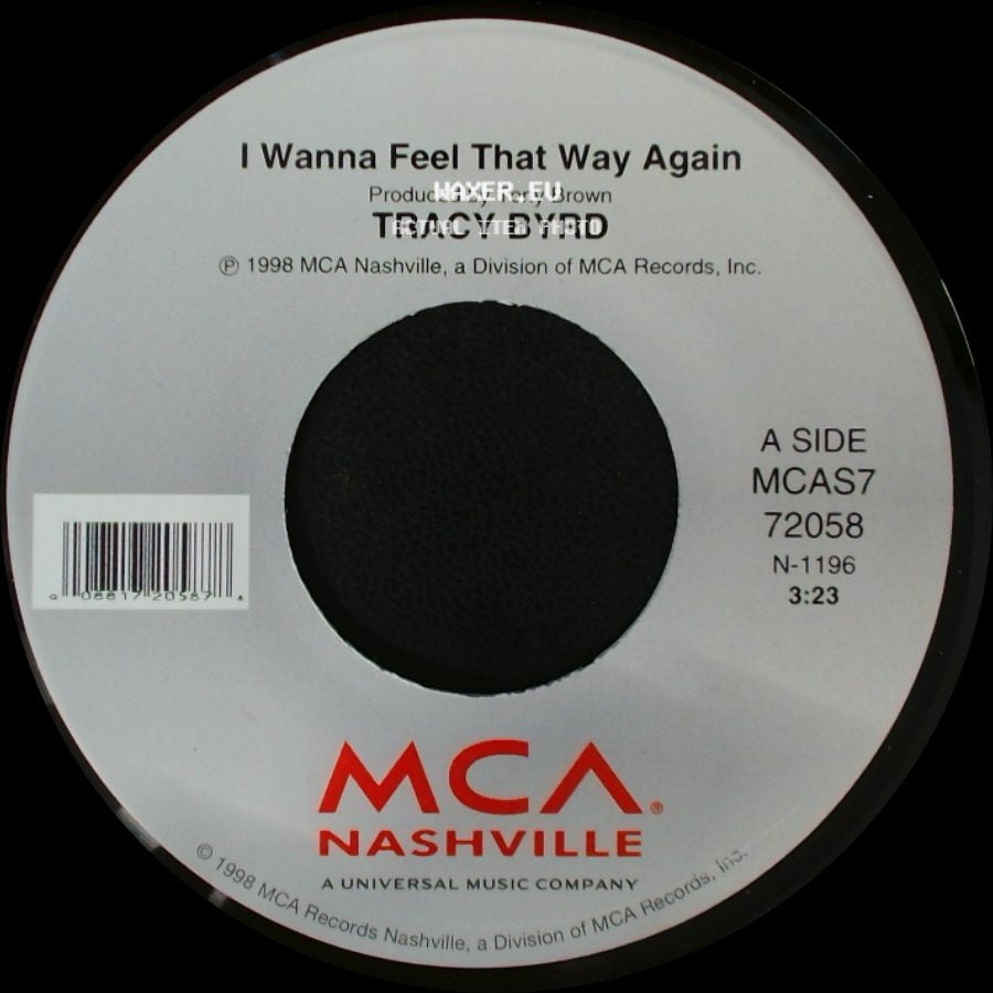 Tracy Byrd - I Wanna Feel That Way Again / Gettin' Me Over Mountains side A
