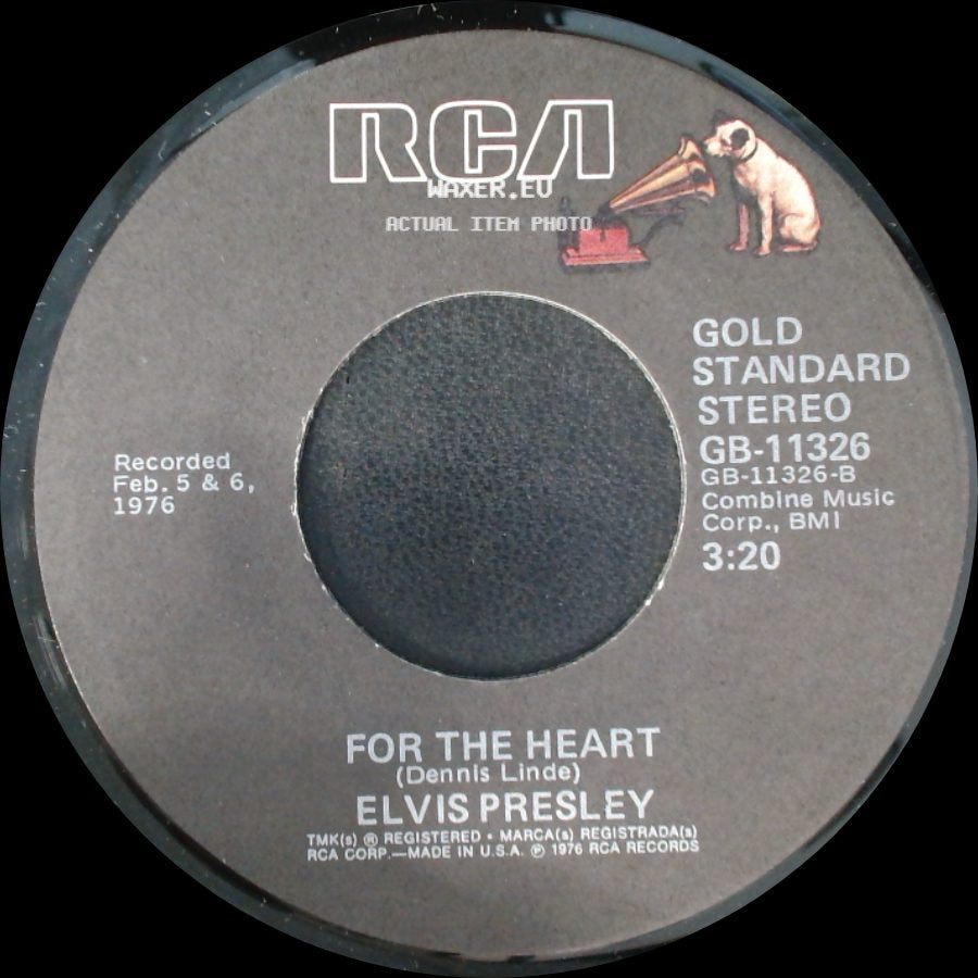 Elvis Presley - Moody Blue / For The Heart side B