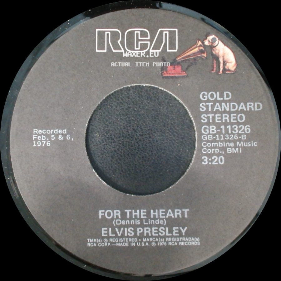 Elvis Presley - For The Heart / Moody Blue side A