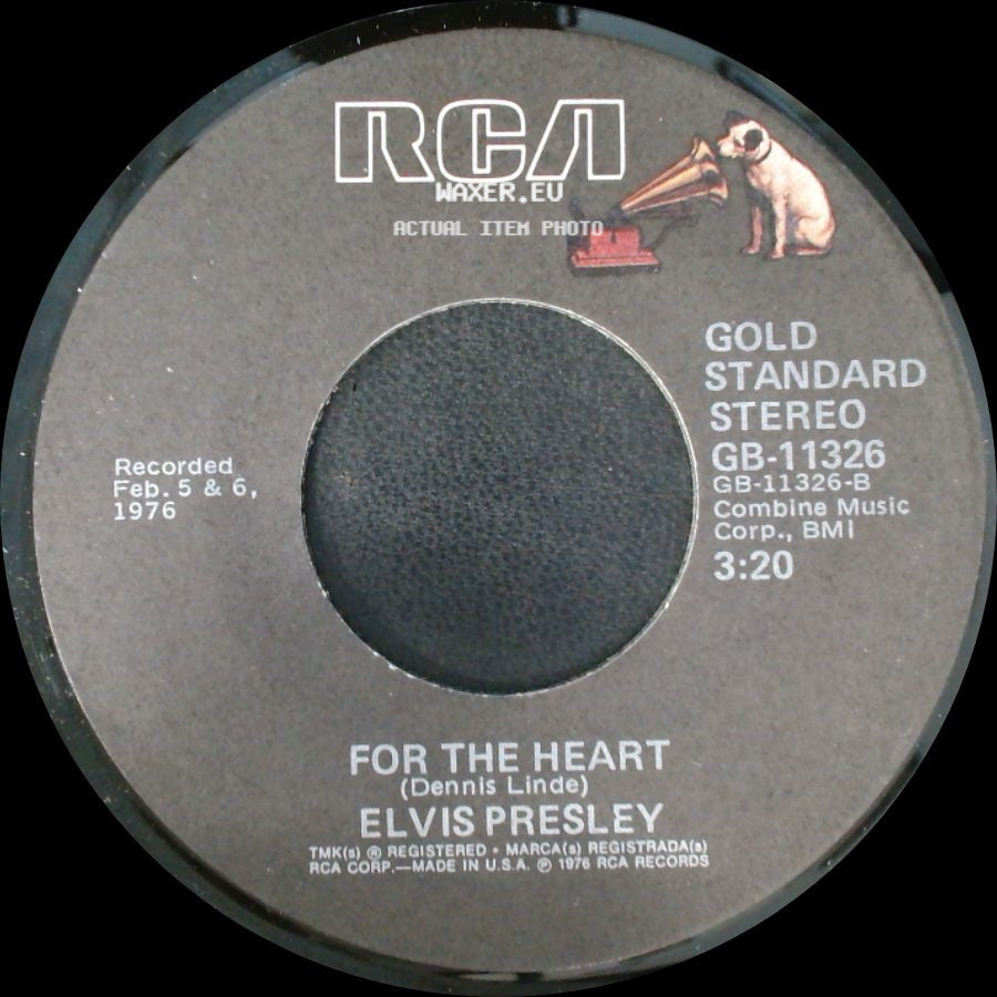 Elvis Presley - For The Heart / Moody Blue side A