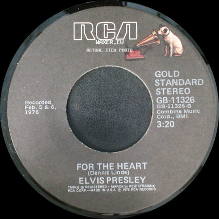 Elvis Presley - For The Heart / Moody Blue side A