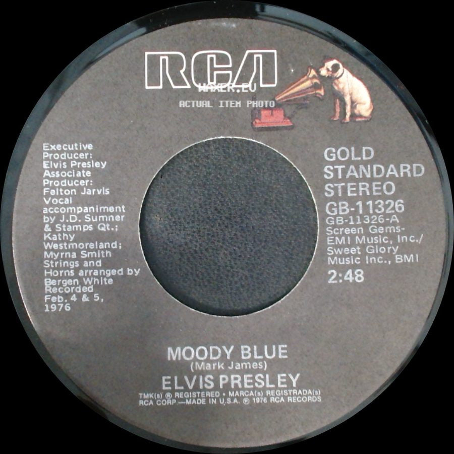 Elvis Presley - For The Heart / Moody Blue side B
