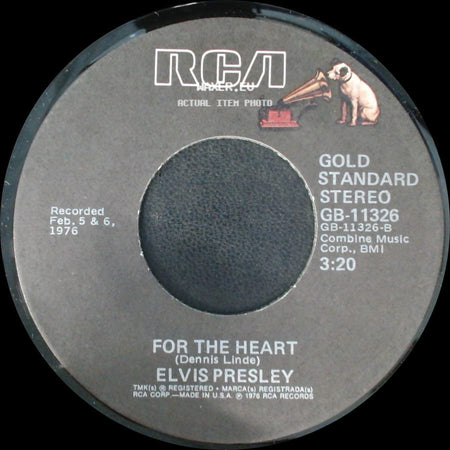 Elvis Presley - For The Heart / Moody Blue side A