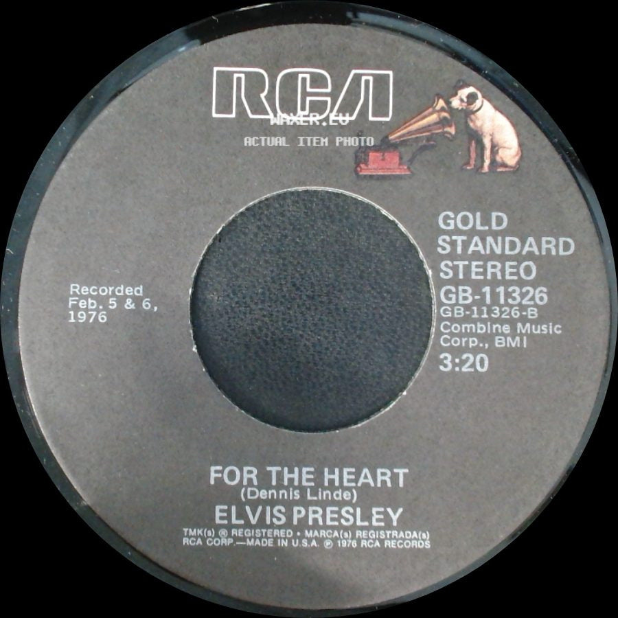 Elvis Presley - For The Heart / Moody Blue side A