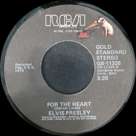 Elvis Presley - For The Heart / Moody Blue side A