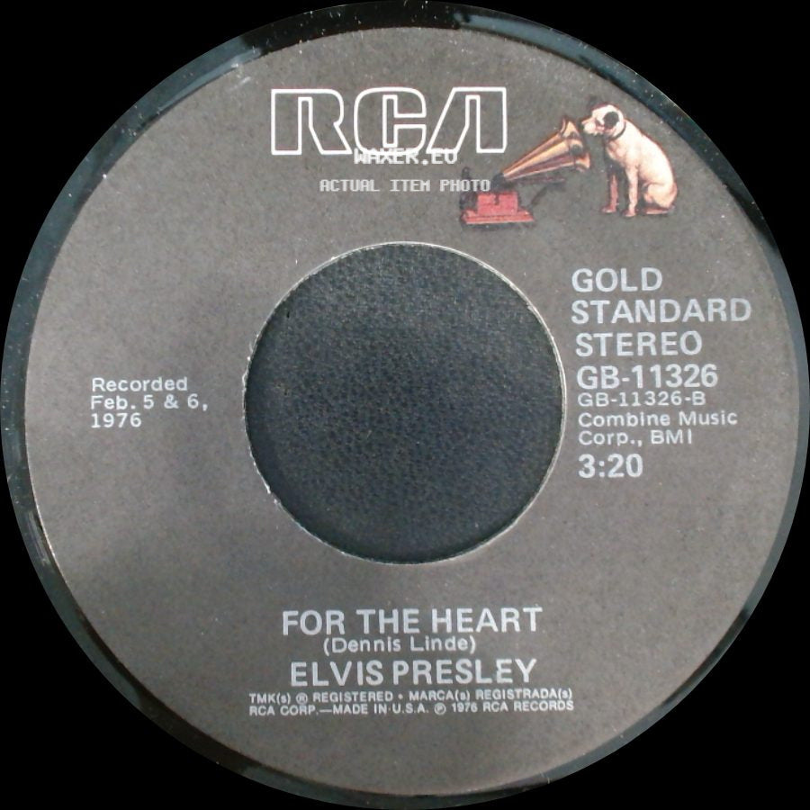 Elvis Presley - For The Heart / Moody Blue side A