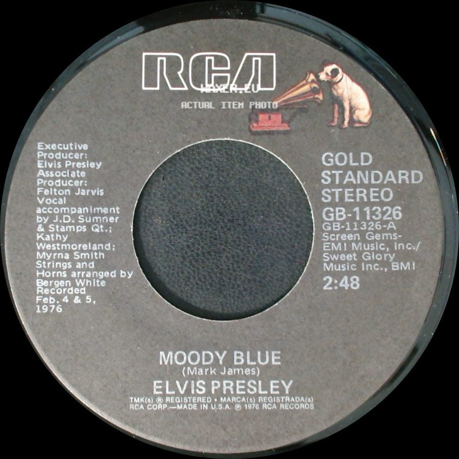 Elvis Presley - Moody Blue / For The Heart side A