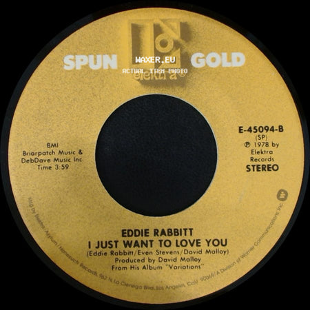 Eddie Rabbitt - You Don't Love Me Anymore / I Just Want To Love You side B