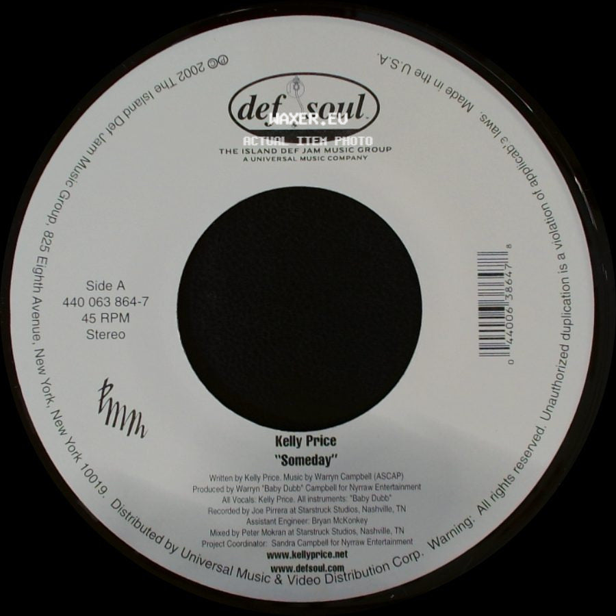 Kelly Price - Someday / Someday side B