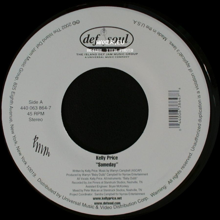 Kelly Price - Someday / Someday side B