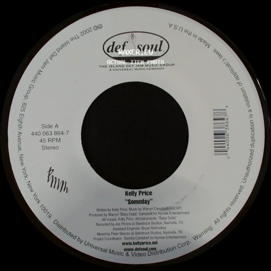 Kelly Price - Someday / Someday side B