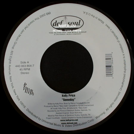 Kelly Price - Someday / Someday side B