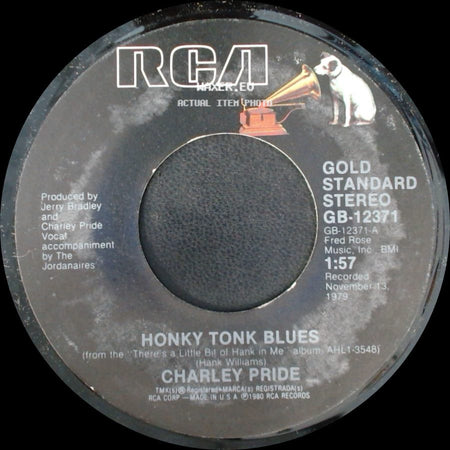 Charley Pride - You Win Again / Honky Tonk Blues side B