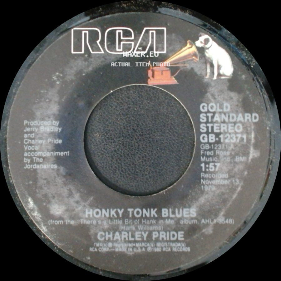 Charley Pride - You Win Again / Honky Tonk Blues side B