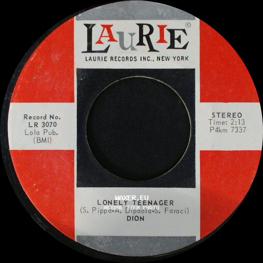 Dion - Lonely Teenager / Little Miss Blue side A
