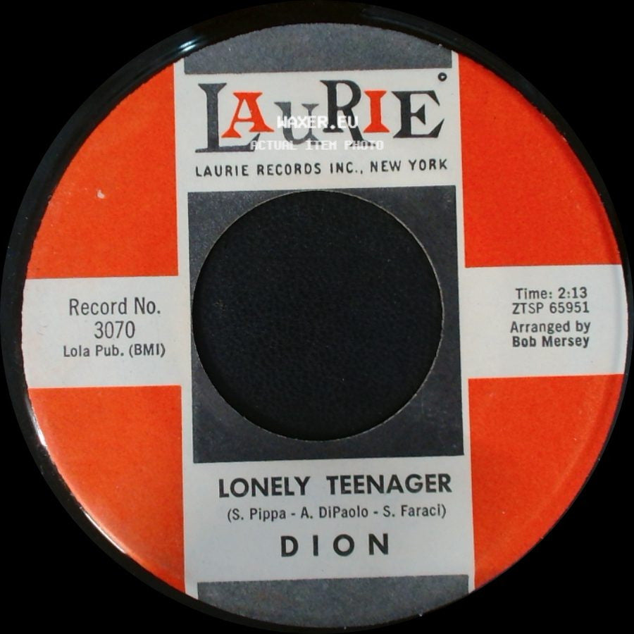 Dion - Little Miss Blue / Lonely Teenager side B